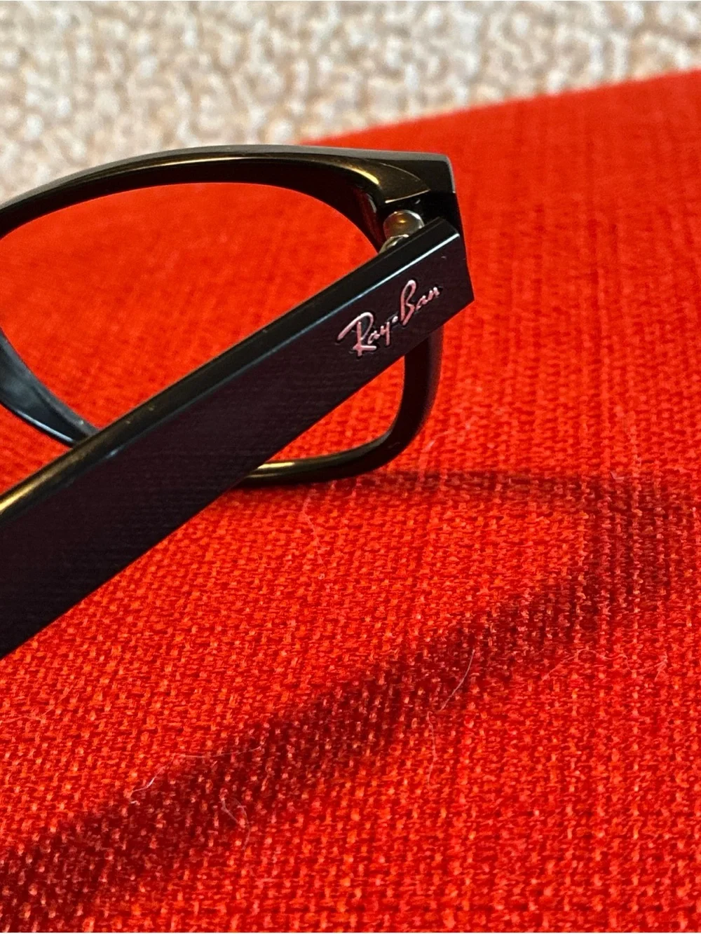 Ray Ban New Wayfarer RB2132 901 52-18 Glossy Black Sunglasses Frame Only